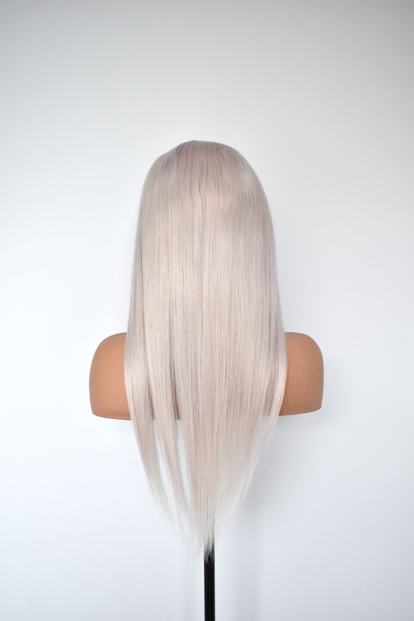 GWEN Lace Front Human Hair 22" Platinum Blonde RTS