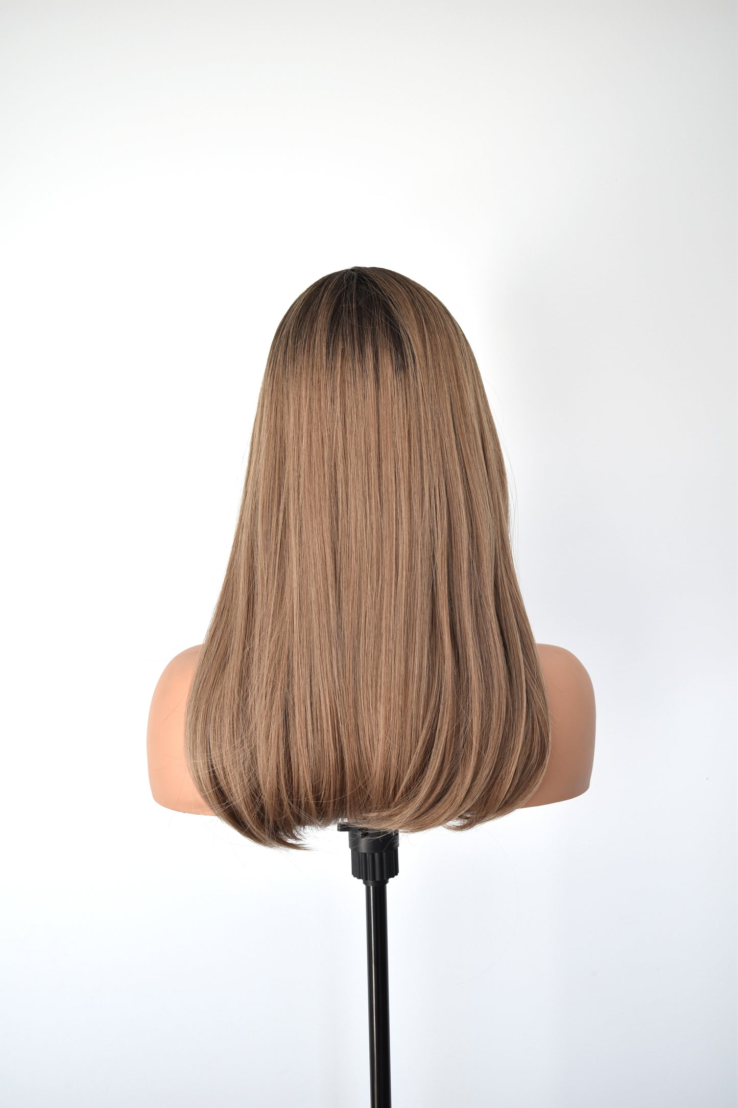 TESSA Fringe Synthetic Ombre Brown