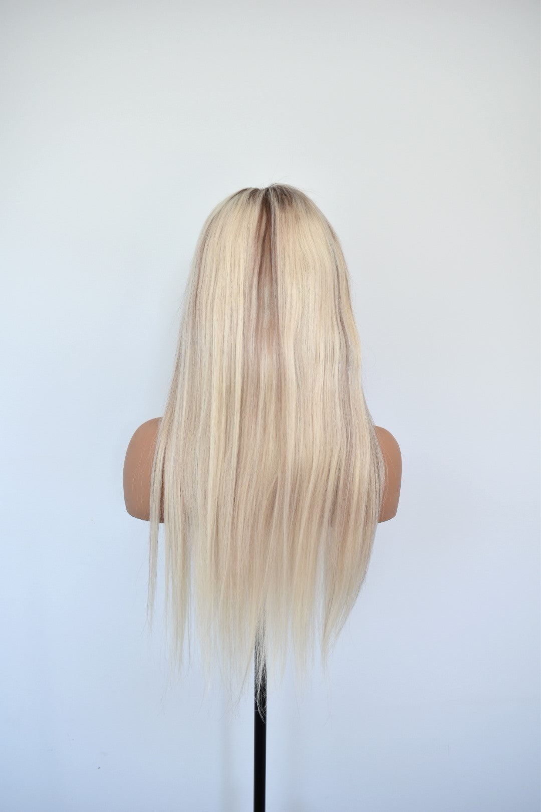 CANDICE Lace Front Human Hair 22" Blonde Highlight RTS