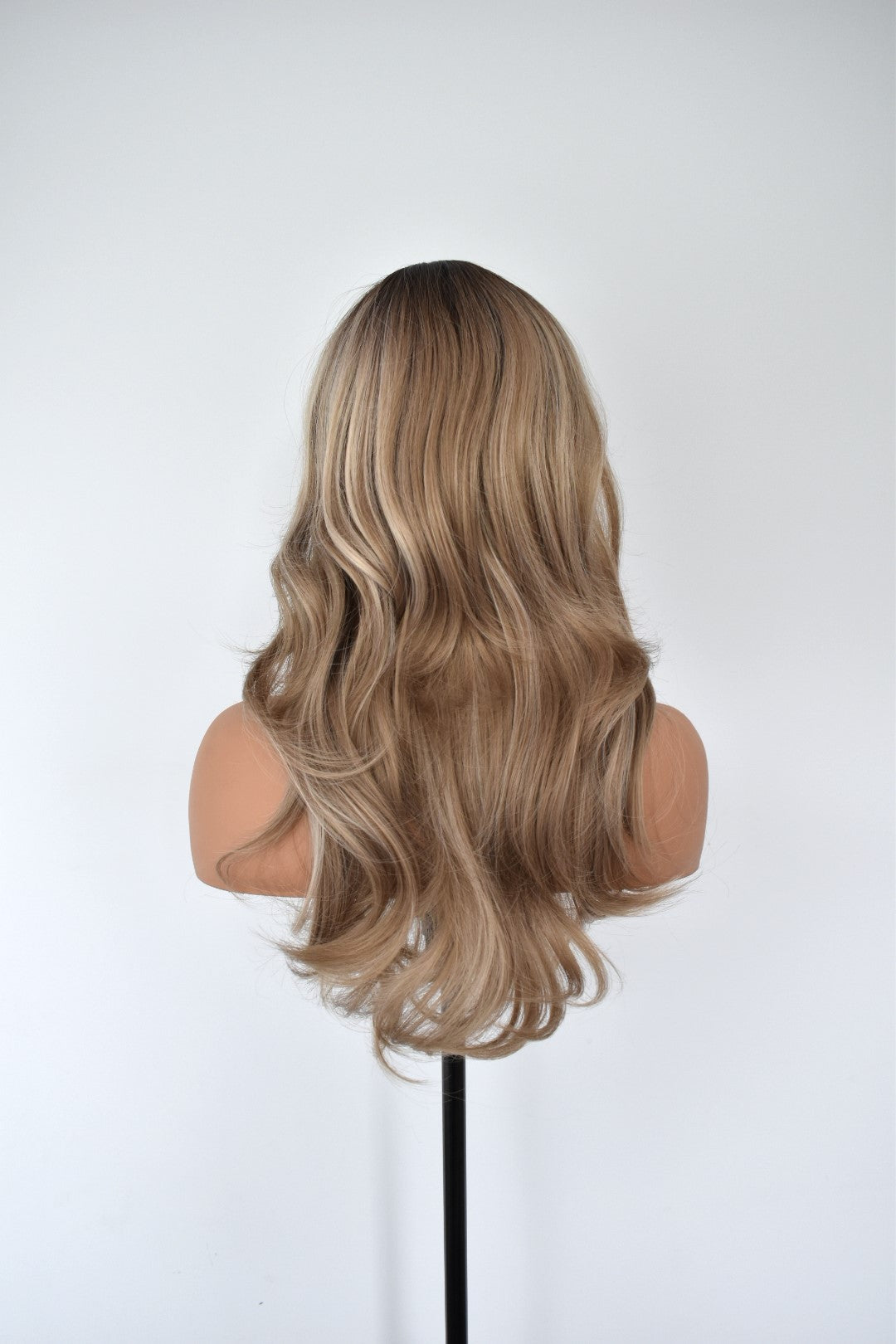 HANNAH Fringe Synthetic Ombre Ash Blonde