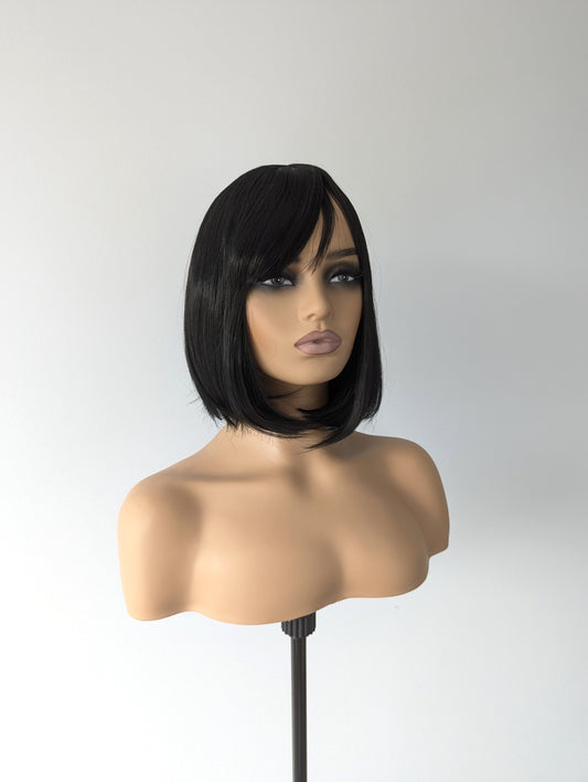 CAT Fringe Synthetic Black Bob