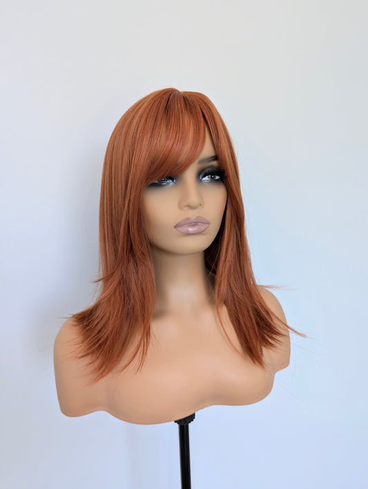 RUBY Fringe Synthetic Red