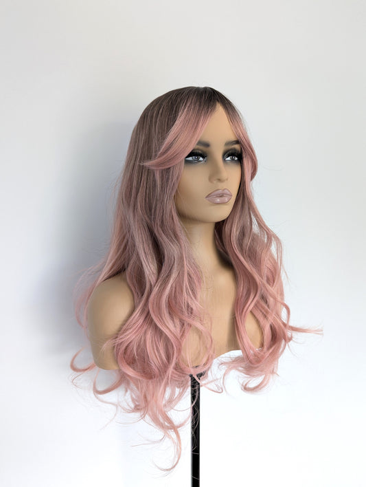 ISLA Fringe Synthetic Pink Ombre