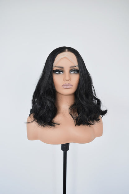 NINA Lace Front Synthetic Black