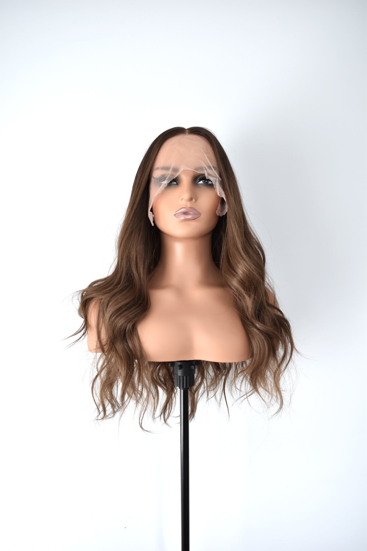SIENNA Lace Front Synthetic Ombre Brown