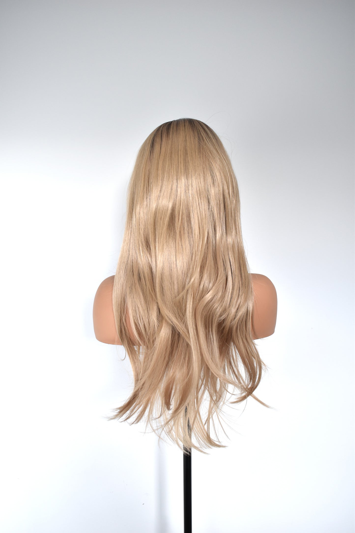 SERENA Lace Front Synthetic Blonde with Dark Roots