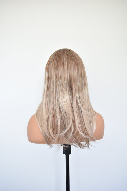 AVA Fringe Synthetic Dark Blonde with Highlights