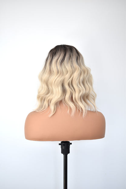 ANNA Fringe Synthetic Ombre Blonde