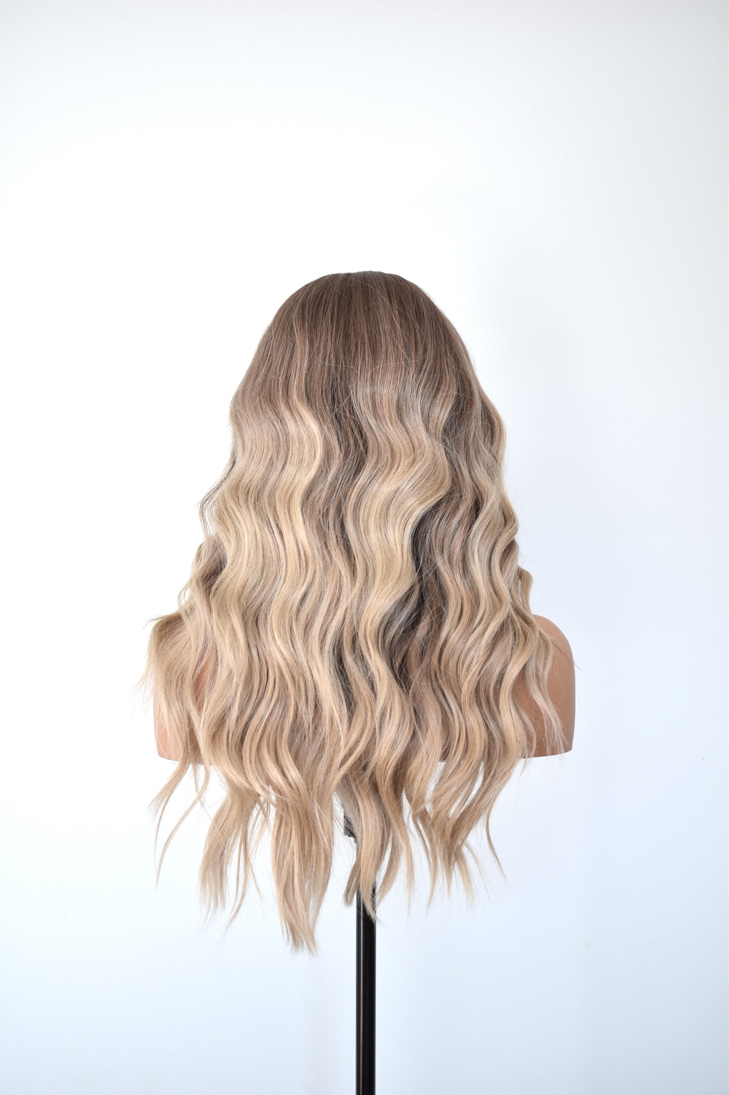 ZANA Lace Front Synthetic Brown with Blonde Highlights