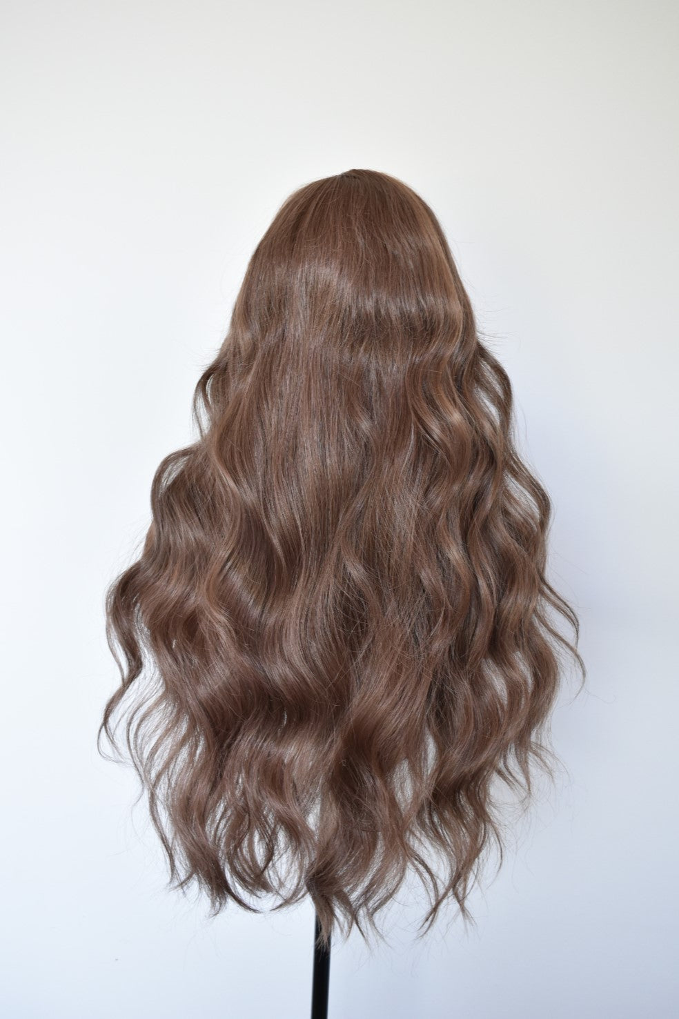 REMI Lace Front Synthetic Chocolate Brown with Highlights