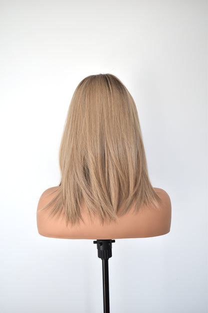 HAILEY Lace Front Synthetic Dark Blonde with Roots
