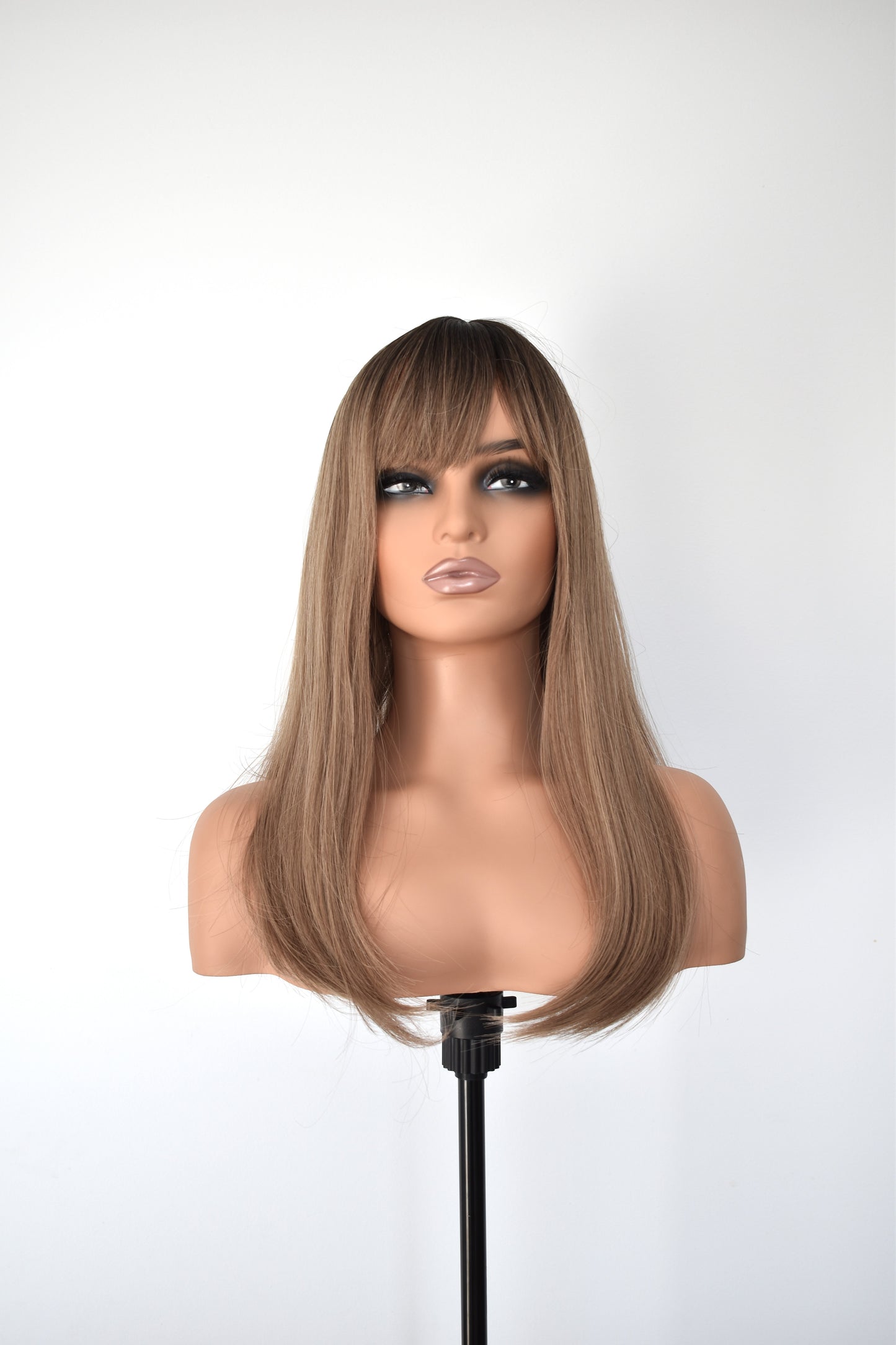 TESSA Fringe Synthetic Ombre Brown