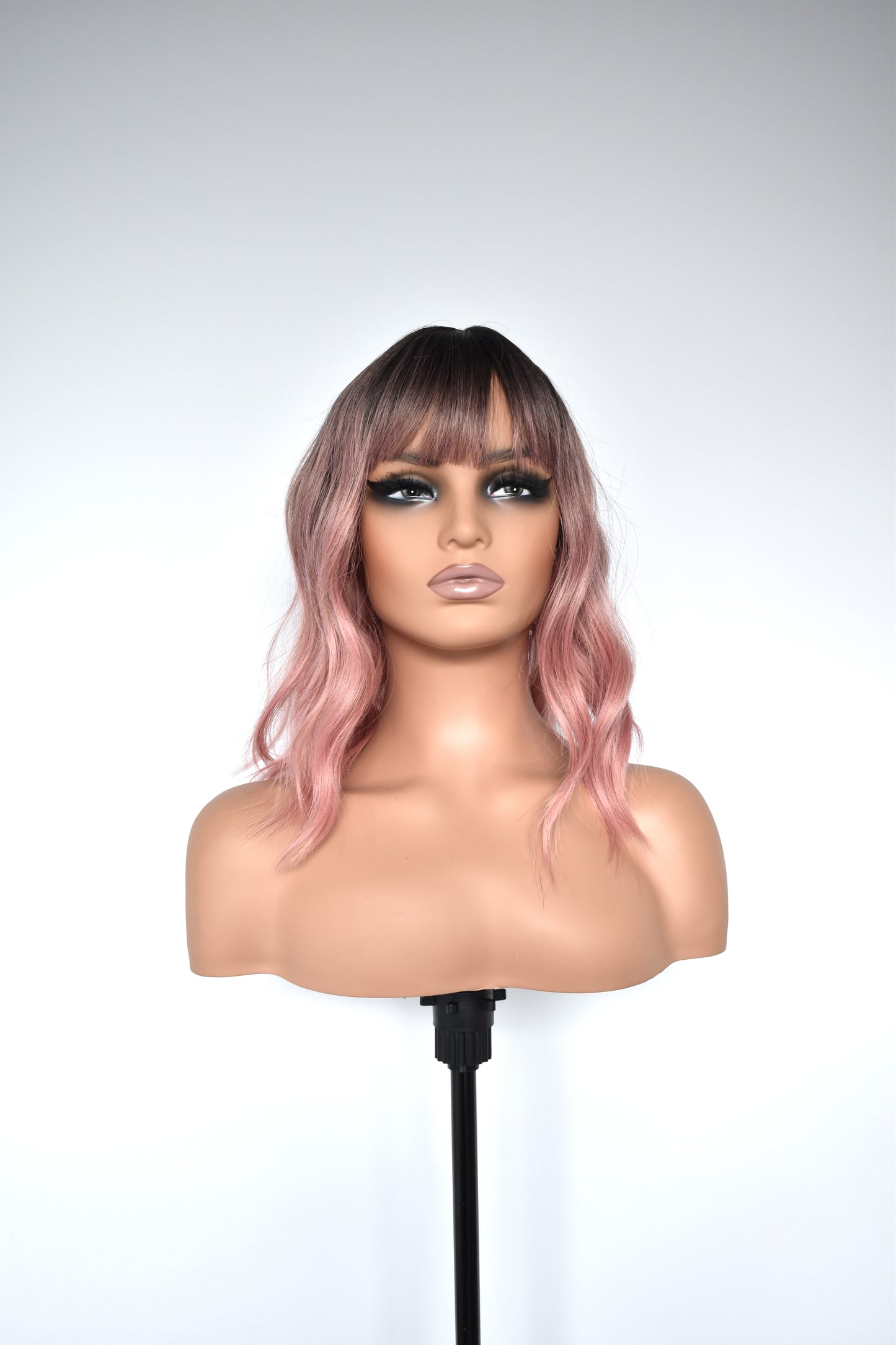 ANNA Fringe Synthetic Ombre Pink