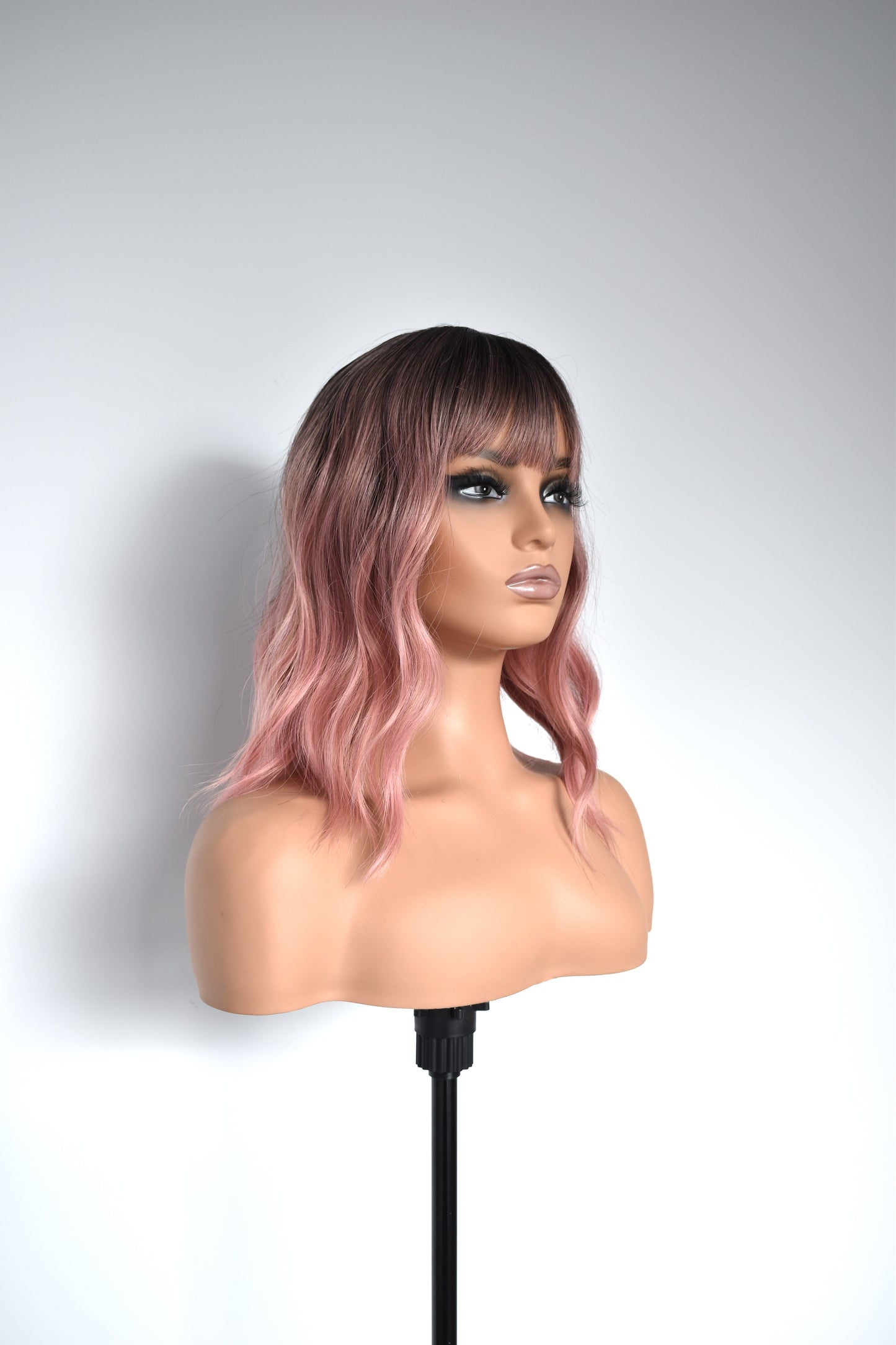 ANNA Fringe Synthetic Ombre Pink