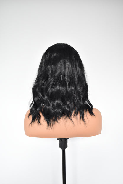 Monica Fringe Synthetic Black
