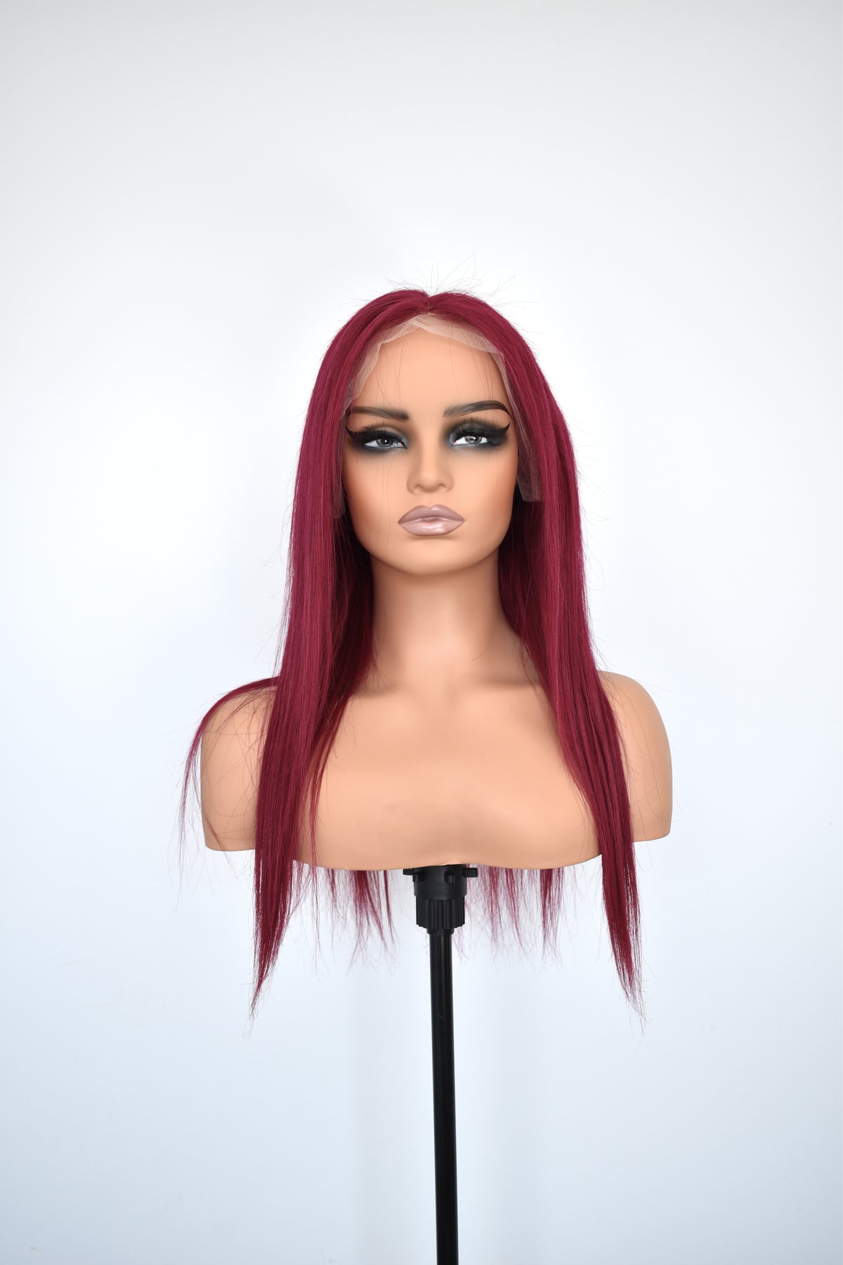 LILY Lace Front Human Hair Light Burgundy MTO