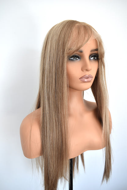 EVA Lace Front Synthetic with Fringe Dark Blonde