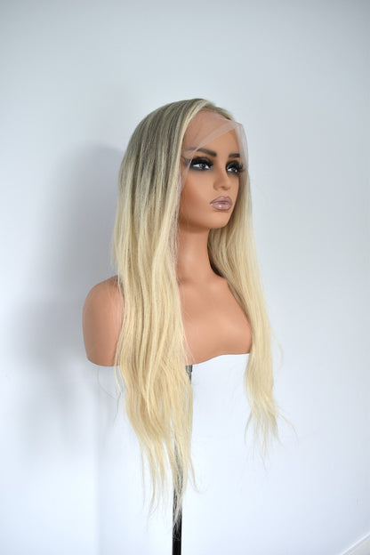 GIGI Lace Front Human Hair 24" Ombre Blonde RTS