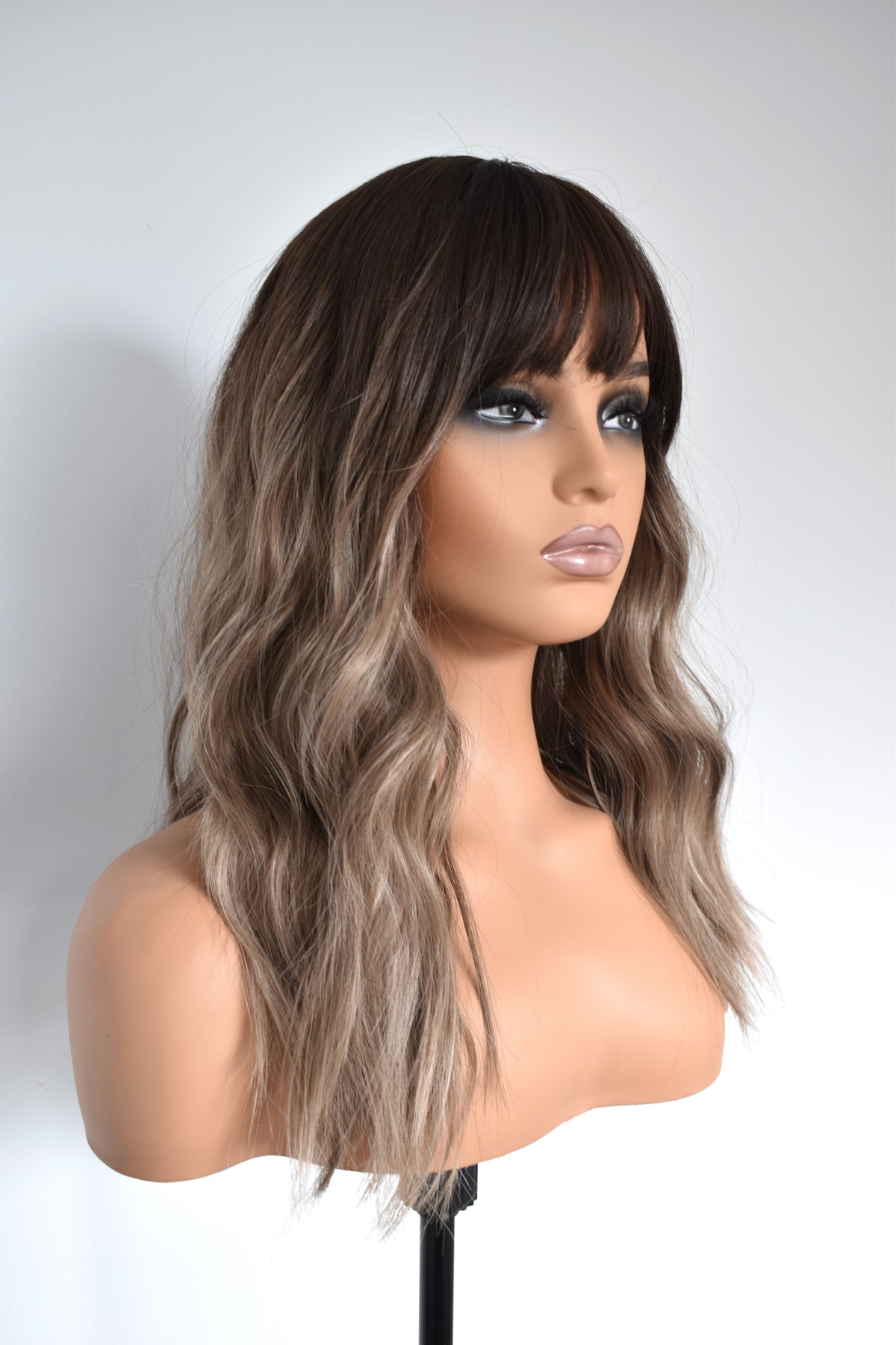 DAVINA Fringe Synthetic Brown Ombre