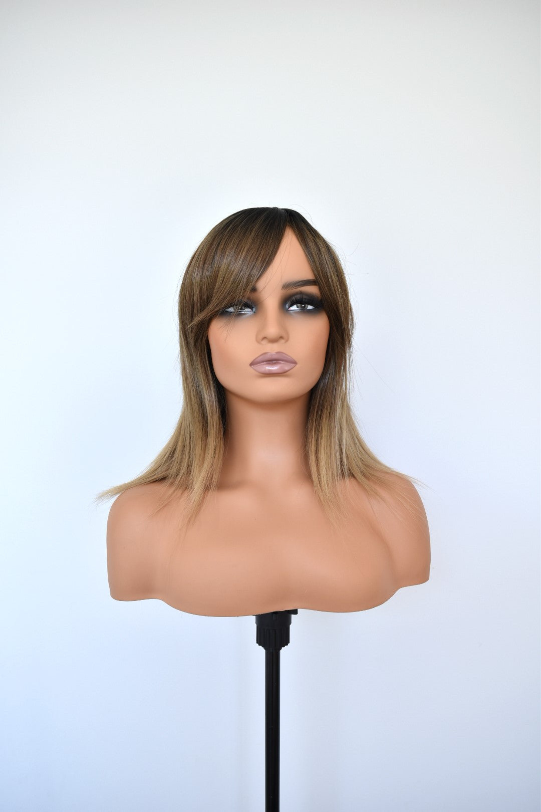INDI Fringe Synthetic Ombre Dark Honey Blonde