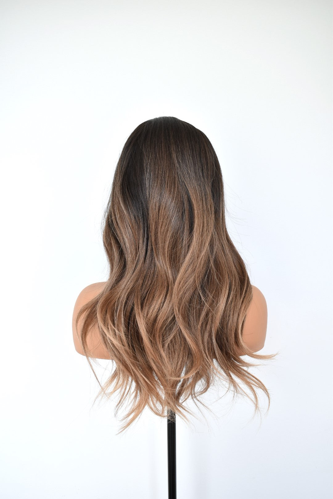 MILA Fringe Synthetic Ombre Brown