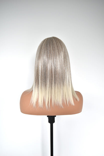 CLAIRE Lace Front Synthetic Ash Blonde Ombre