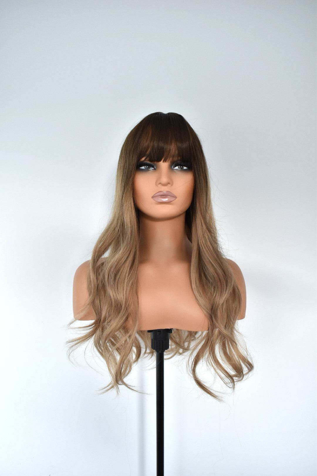 LILA Fringe Synthetic Ombre Brown
