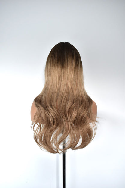 LILA Fringe Synthetic Ombre Brown