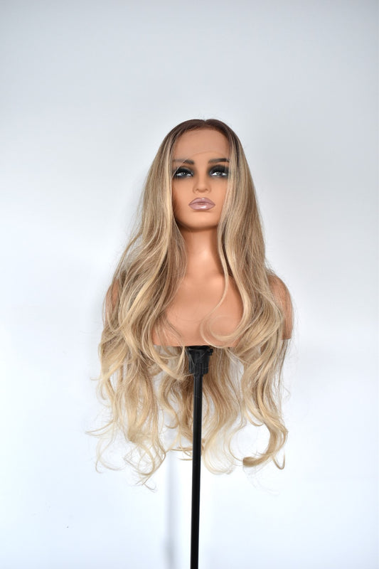 ALINA Lace Front Synthetic Caramel Blonde