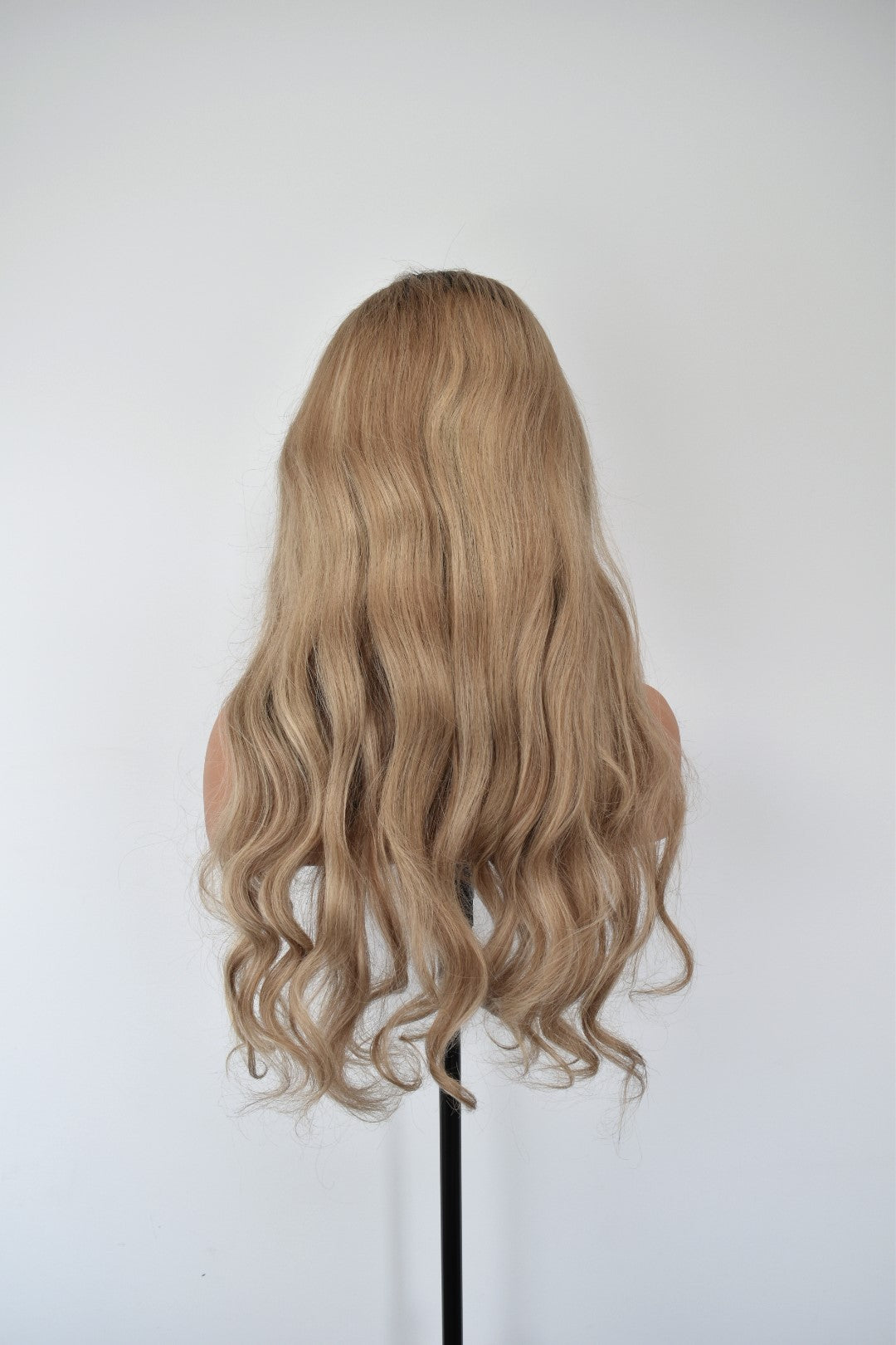 SKYE Lace Front Human Hair 22" Warm Blonde with Dark Roots RTS