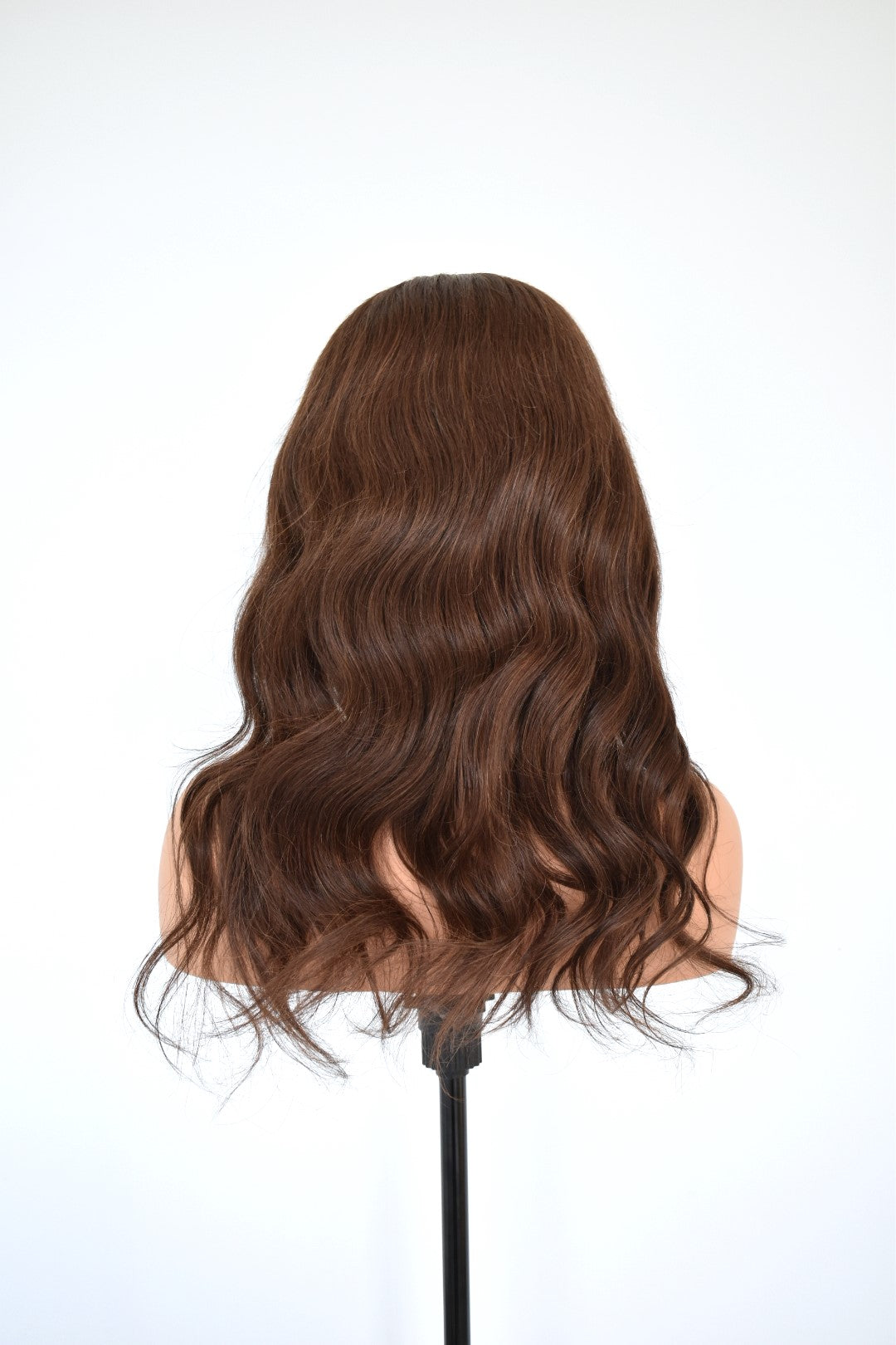 KAYLA Lace Front Human Hair 18" Dark Brown RTS