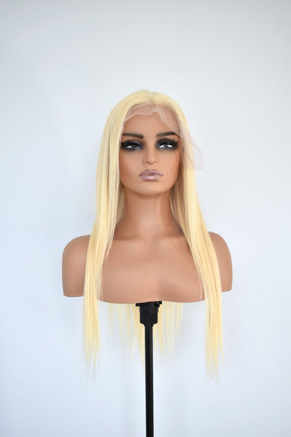 ANYA Lace Front Human Hair 24" Blonde RTS