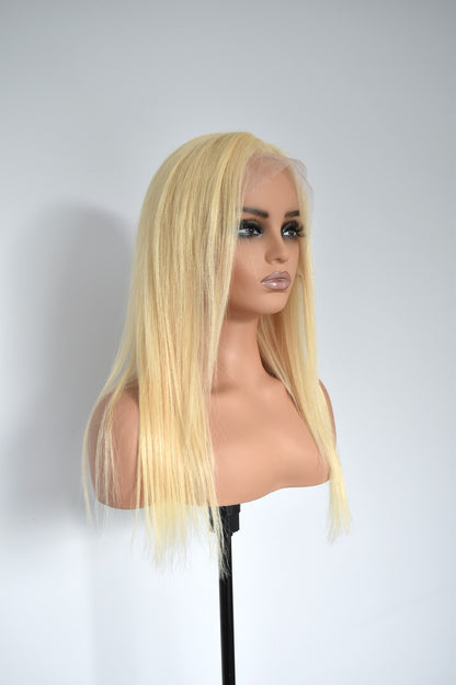 ANYA Lace Front Human Hair 18" Blonde RTS