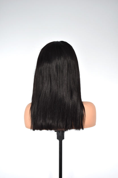 ADRIANA Lace Front Human Hair 14" Black RTS