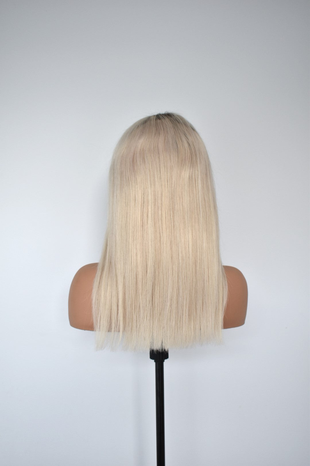 KIM Lace Front Human 16" Hair Blonde with Dark Roots RTS