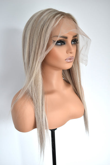 MAYA Lace Front Human Hair 18" Blonde Multidimensional RTS