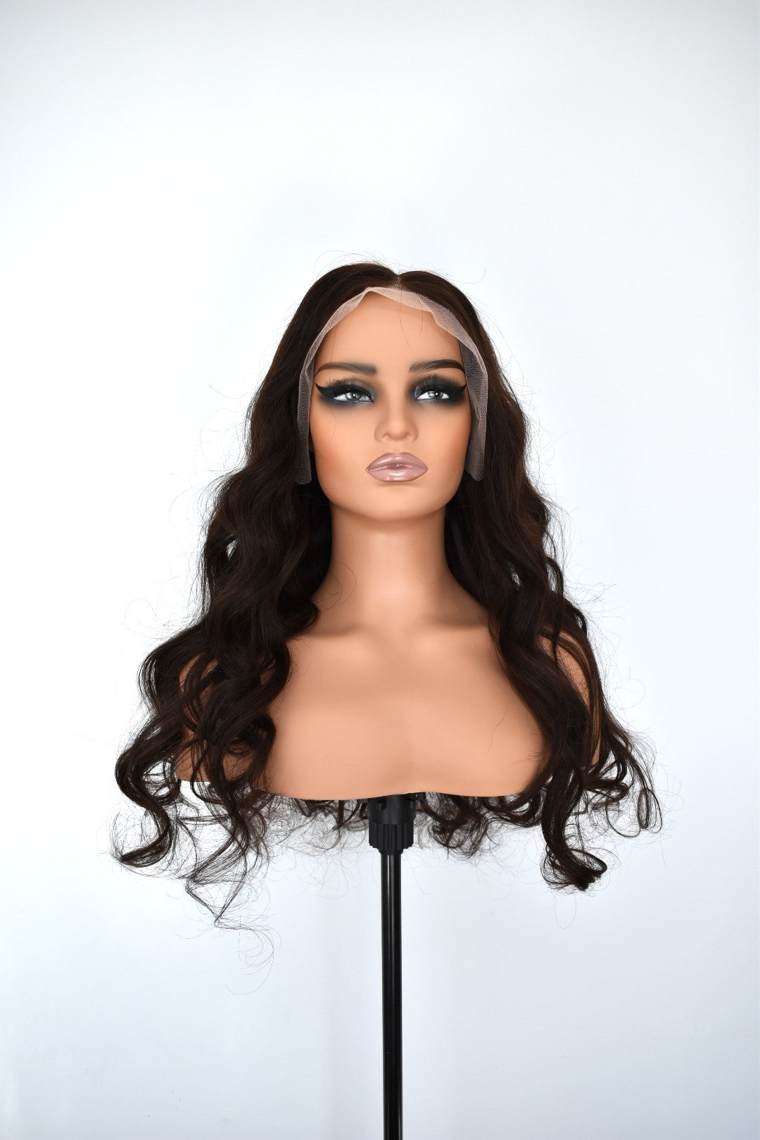 PHOEBE Silk Top Human Hair Chocolate Brown MTO