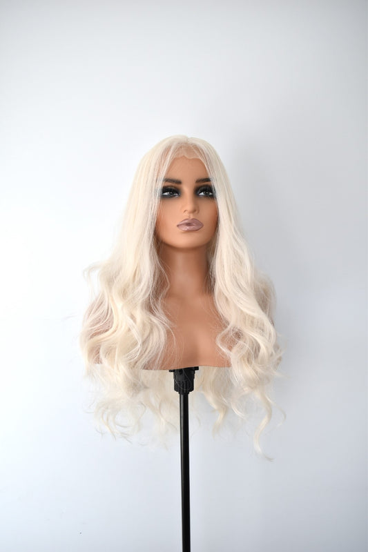 PEARL Lace Front Synthetic Platinum Blonde