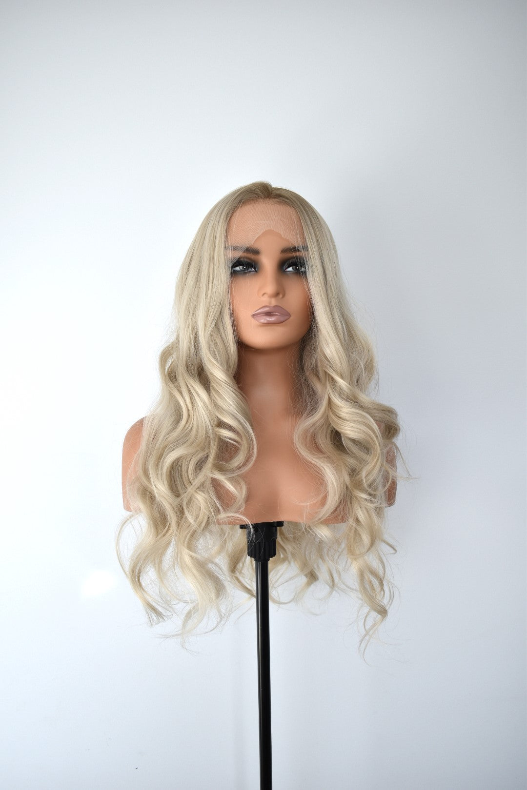 CYNTHIA Lace Front Synthetic Blonde Highlight