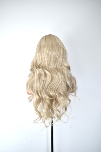 CYNTHIA Lace Front Synthetic Blonde Highlight