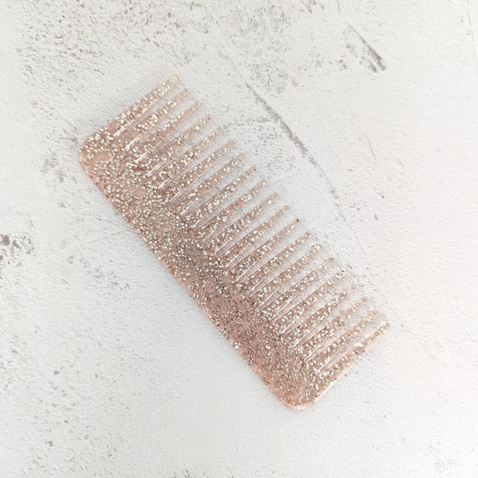 Detangling Comb - Pink Glitter
