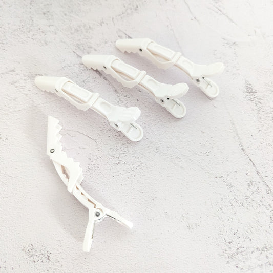 Alligator Clips - White