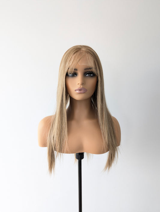 EVA Lace Front Synthetic with Fringe Dark Blonde