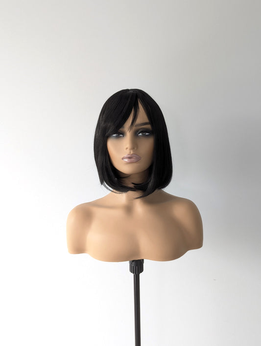 CAT Fringe Synthetic Black Bob