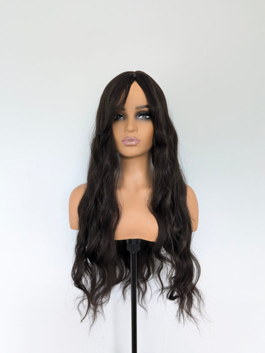 MEGAN Fringe Synthetic Black