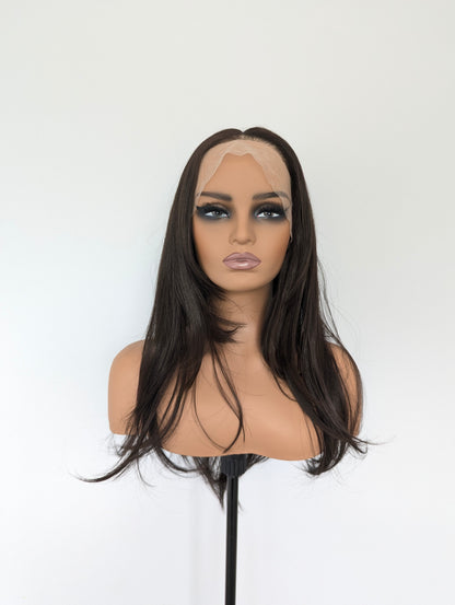 GABBY Lace Front Synthetic Dark Brown