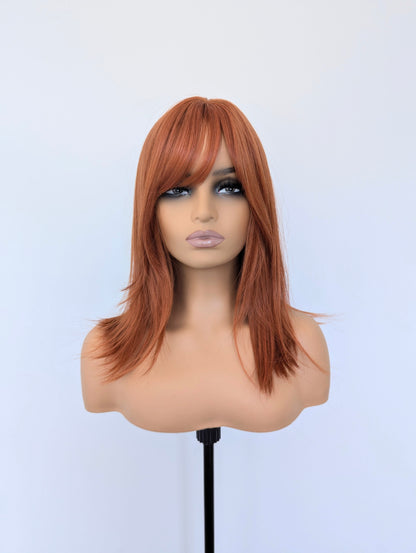 RUBY Fringe Synthetic Red