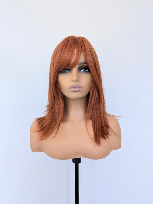 RUBY Fringe Synthetic Red
