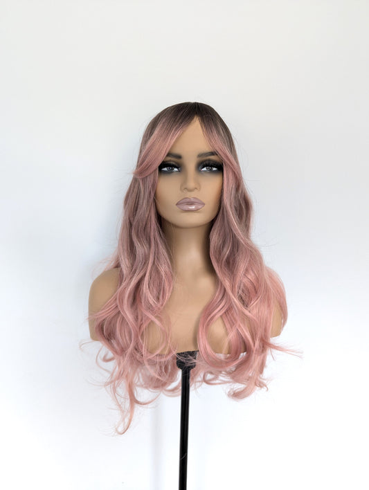 ISLA Fringe Synthetic Pink Ombre