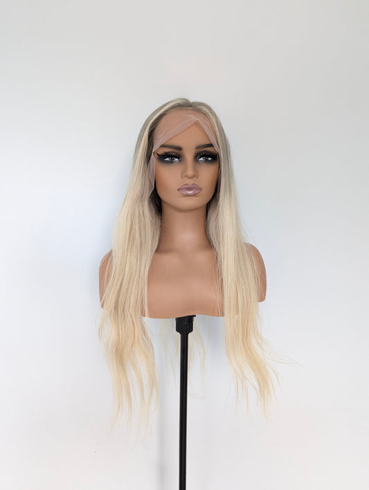 GIGI Lace Front Human Hair Ombre Blonde MTO